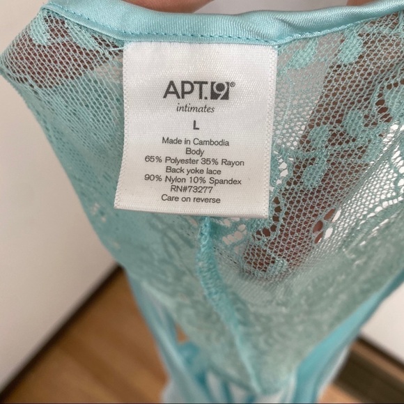 Bride Rhinestone Tank Top Women’s Blue Large Lace - Picture 4 of 5